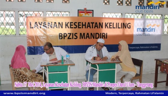 Layanan Kesehatan Keliling BPZIS Mandiri di Ponpes Darul Ulum Tangerang